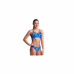 Funkita Racerback Two Piece Bashed Blue